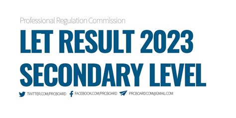 let result september 2023|September 2023 LET Result: Elementary and Secondary List of .
